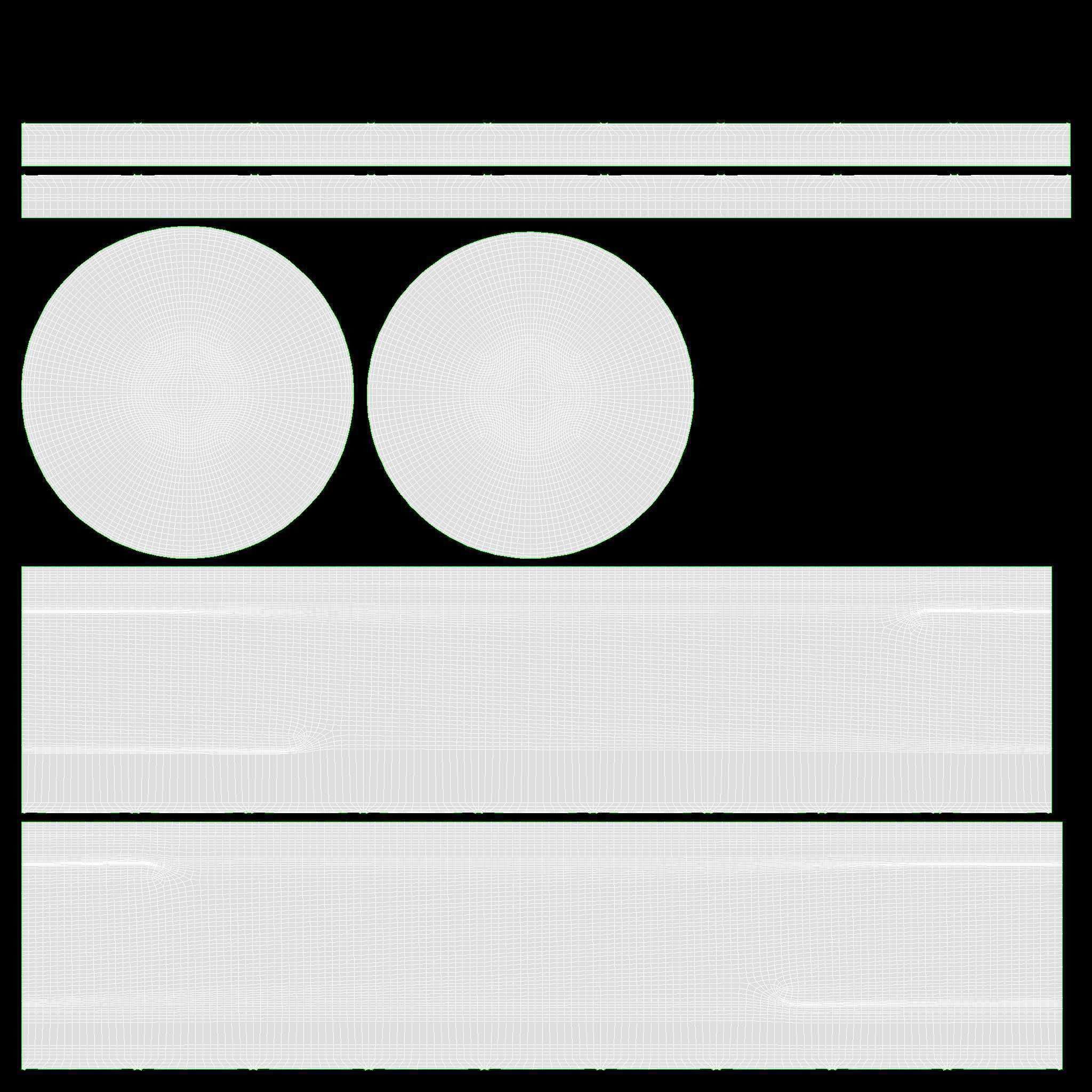 Glass soft drink soda water bottle 01 3D model_11