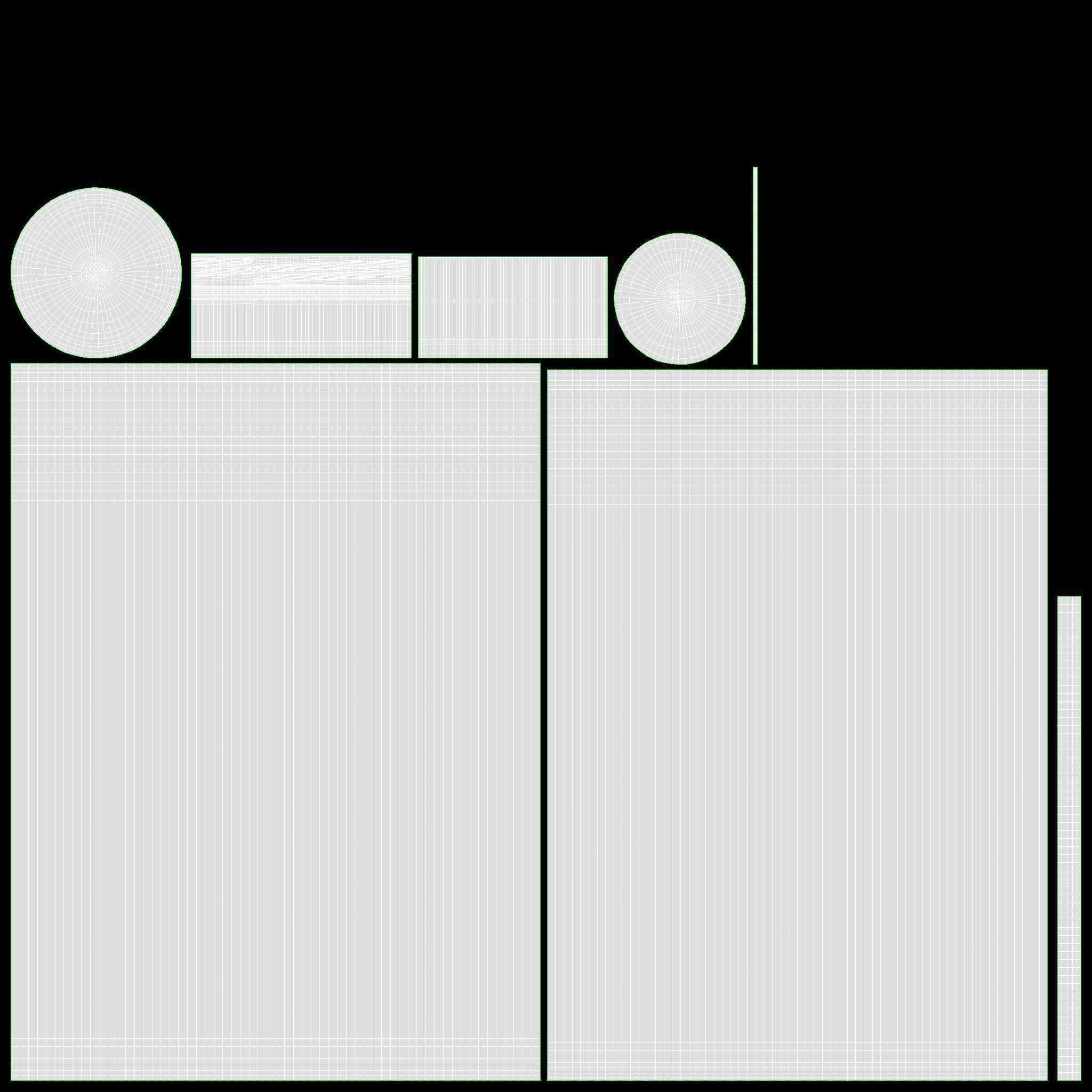 Glass soft drink soda water bottle 04 3D model_9