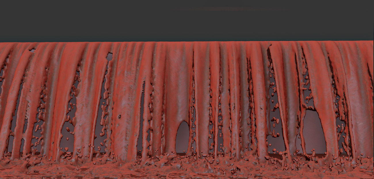 Waterfall fountains Grand Cascade 3D model_5