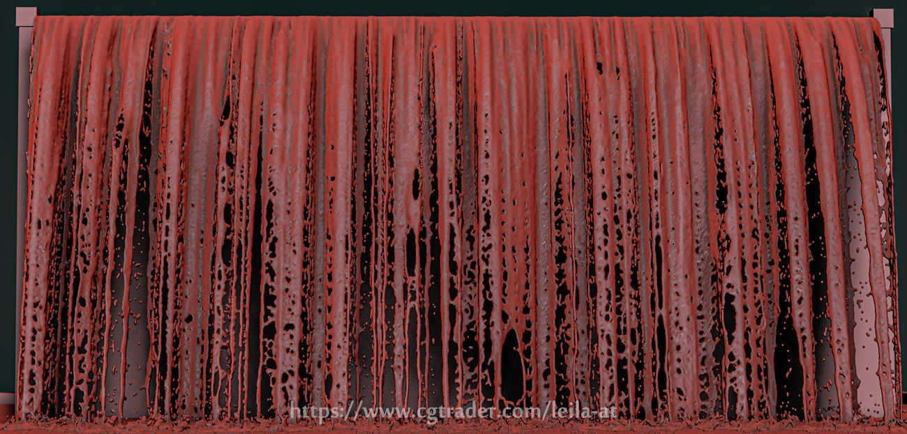 Waterfall fountains Grand Cascade 3D model_4