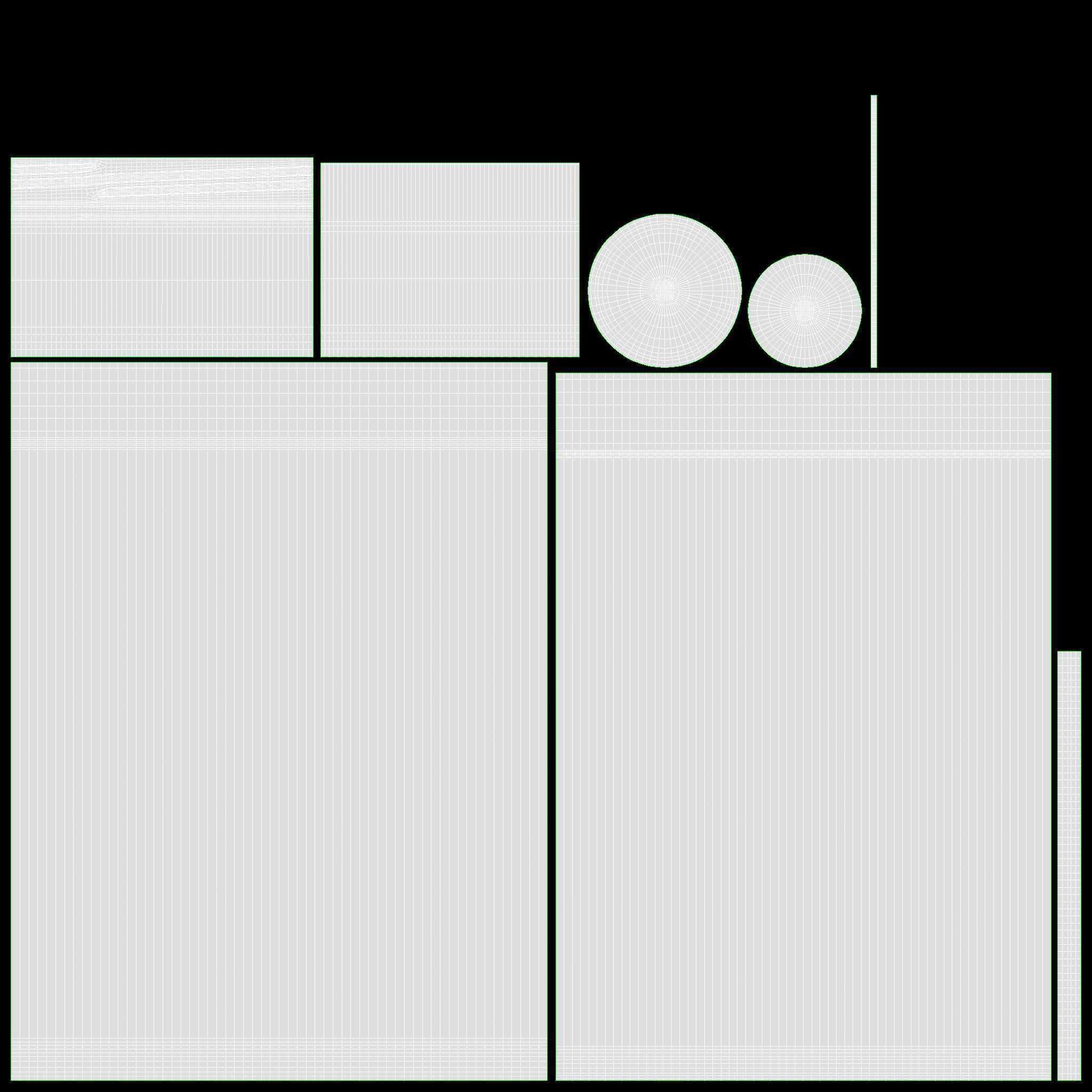 Glass soft drink soda water bottle 07 3D model_9