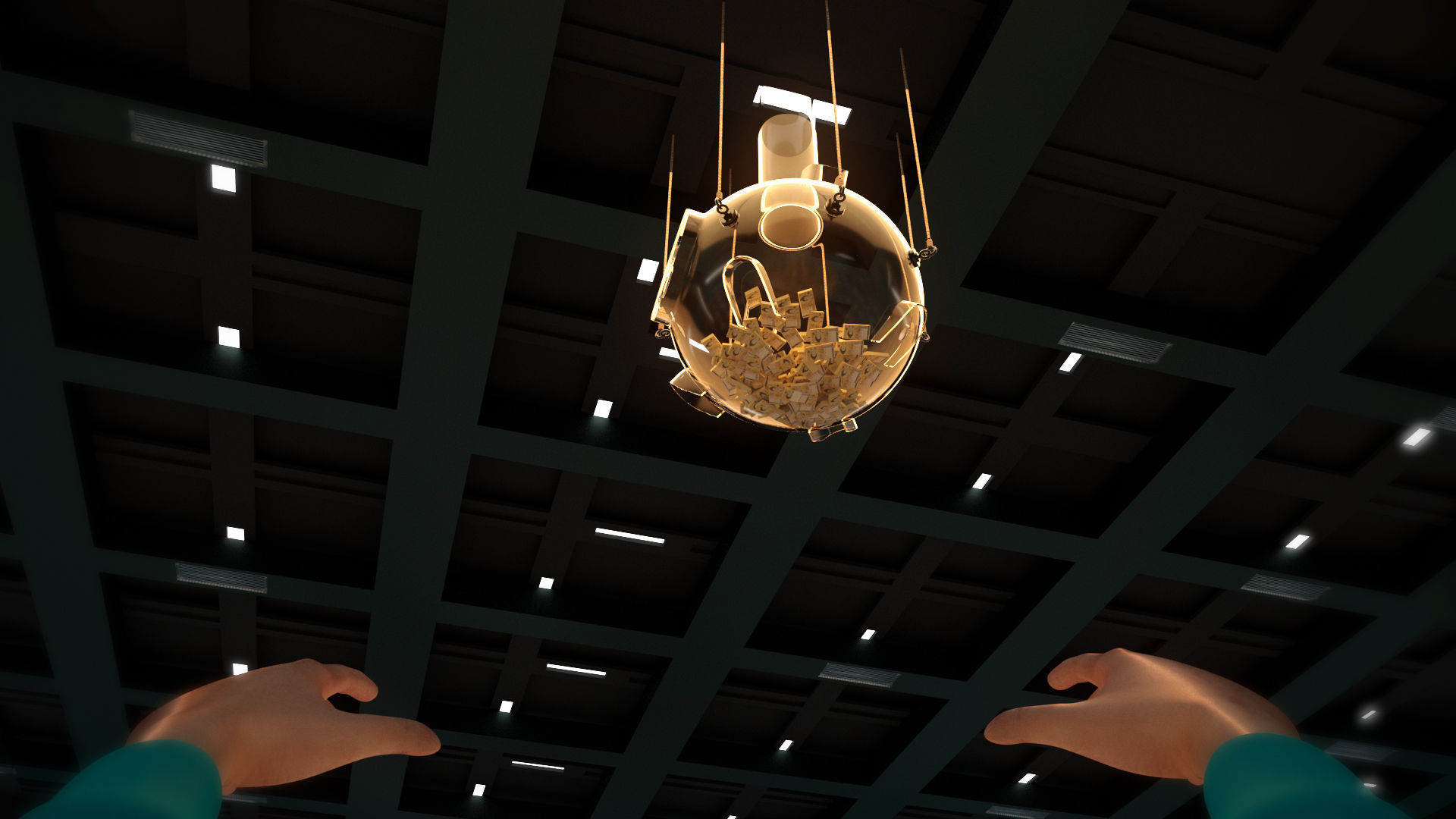 Squid Game Bunker Low-poly 3D model_7