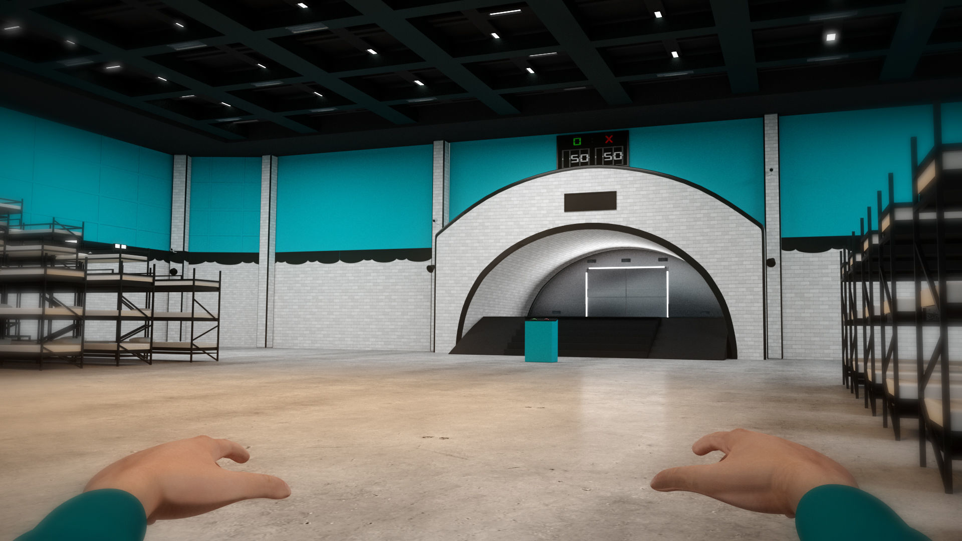 Squid Game Bunker Low-poly 3D model_4