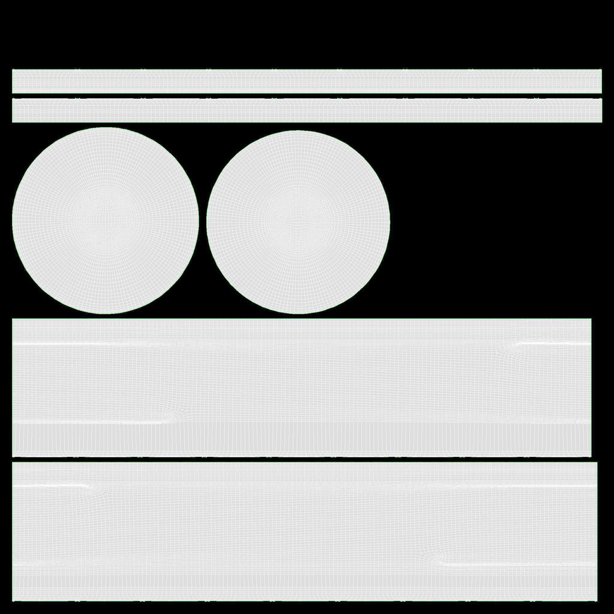 Glass soft drink soda water bottle 12 3D model_11