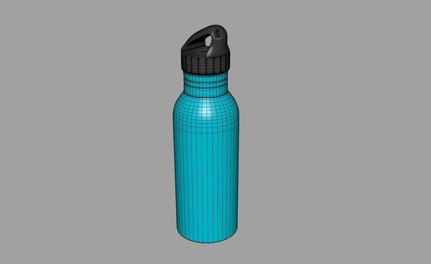 Stainless Steel Sport Bottle 3D model_5