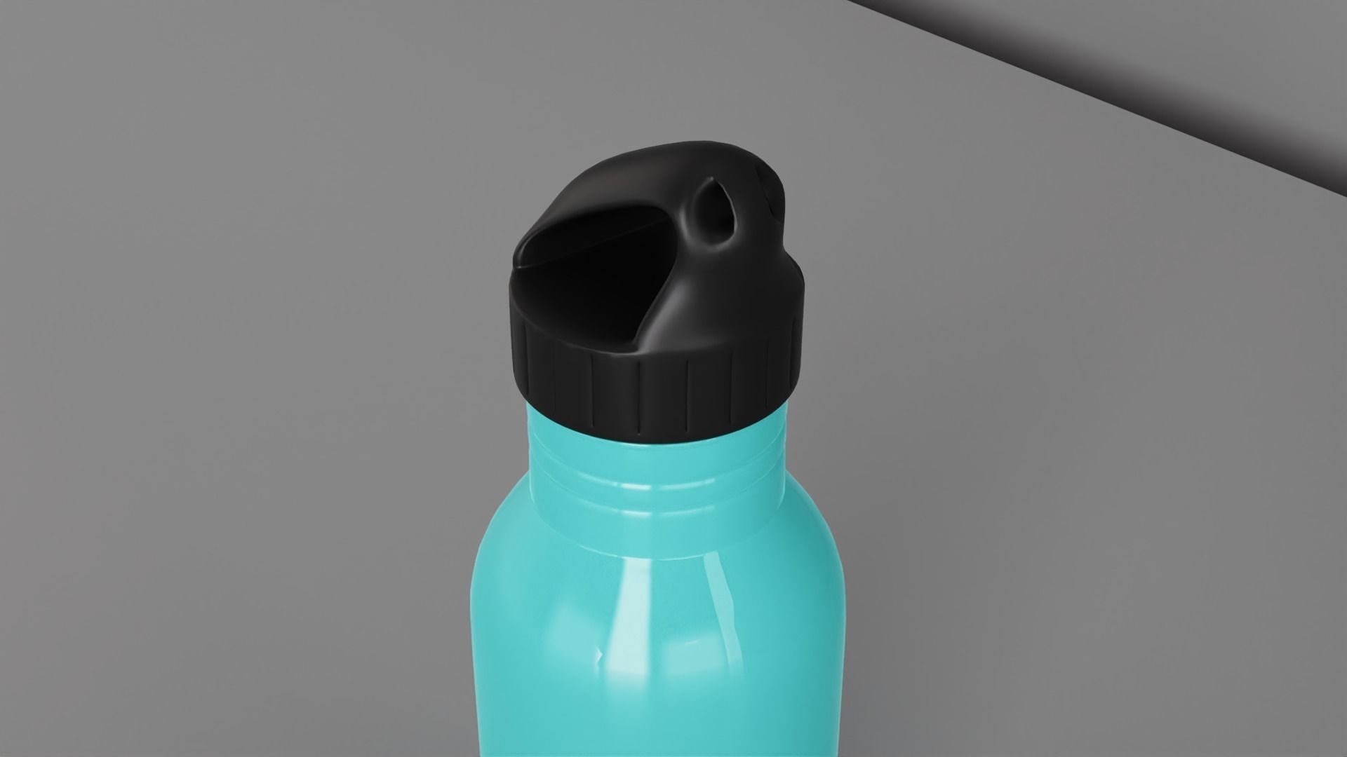 Stainless Steel Sport Bottle 3D model_1