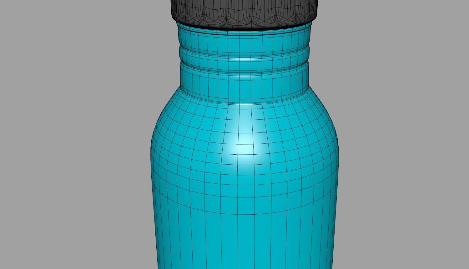 Stainless Steel Sport Bottle 3D model_7