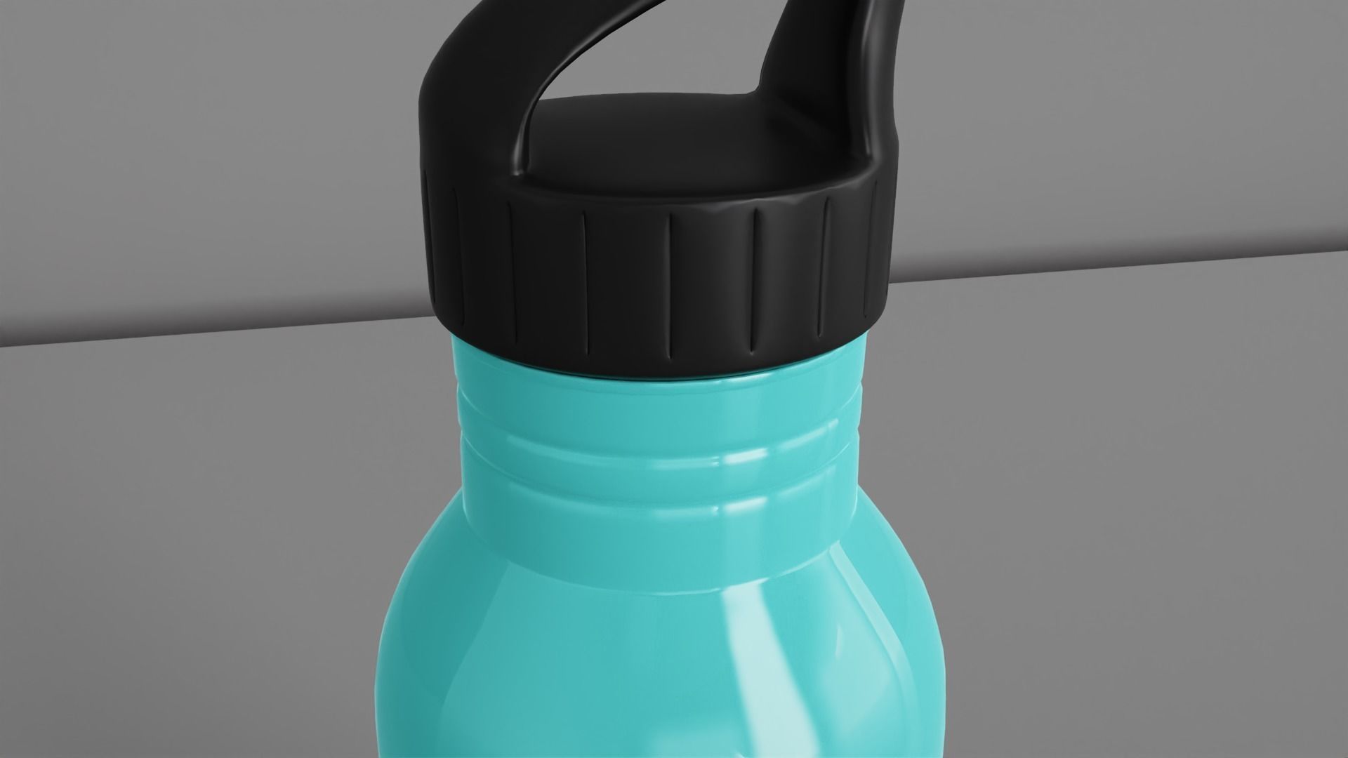 Stainless Steel Sport Bottle 3D model_3