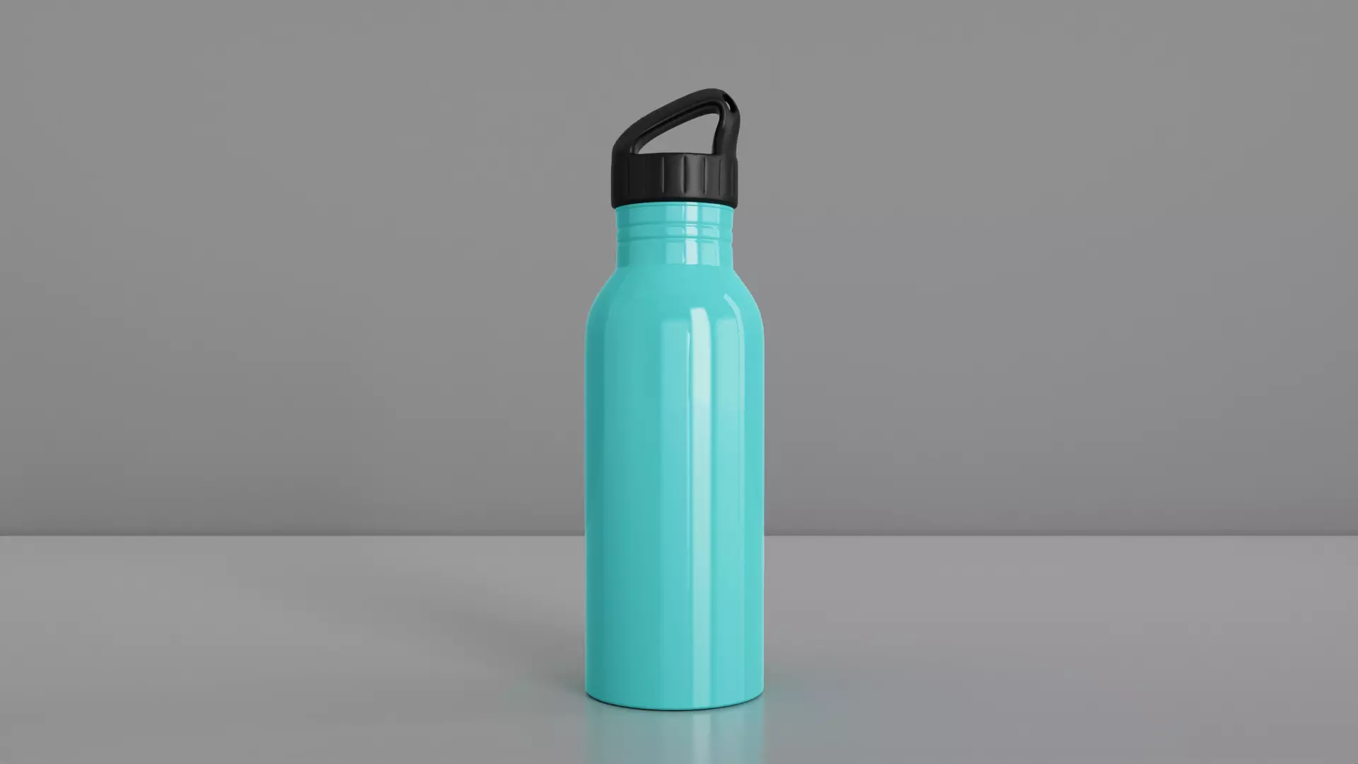 Stainless Steel Sport Bottle 3D model_0