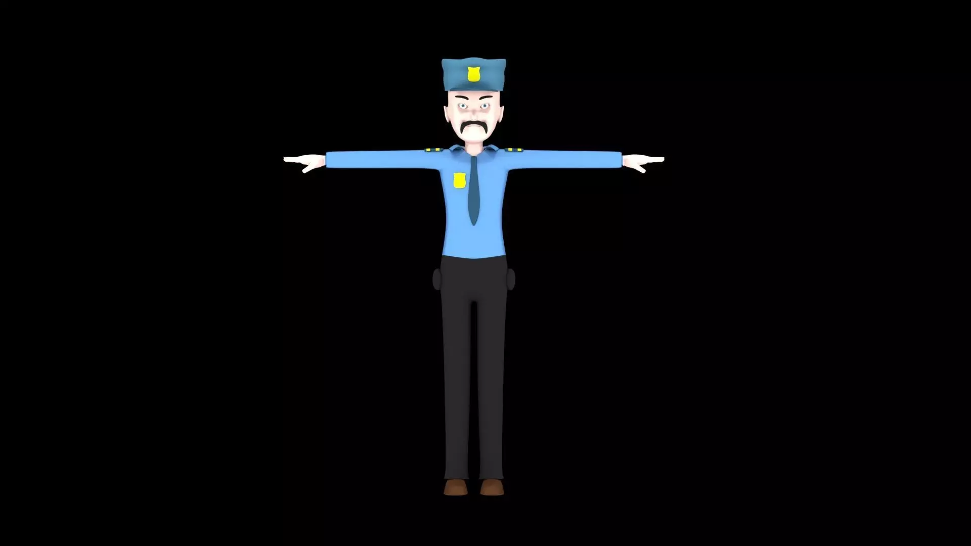 Police man Rigged  Texture_0