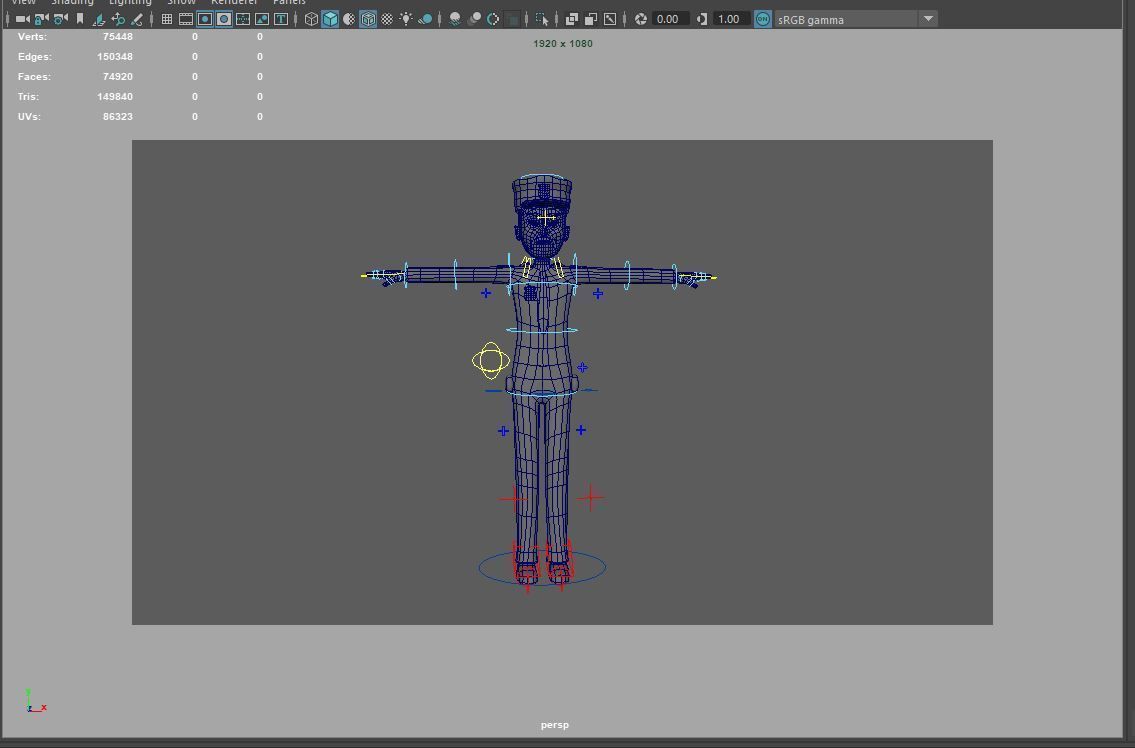 Police man Rigged  Texture_2
