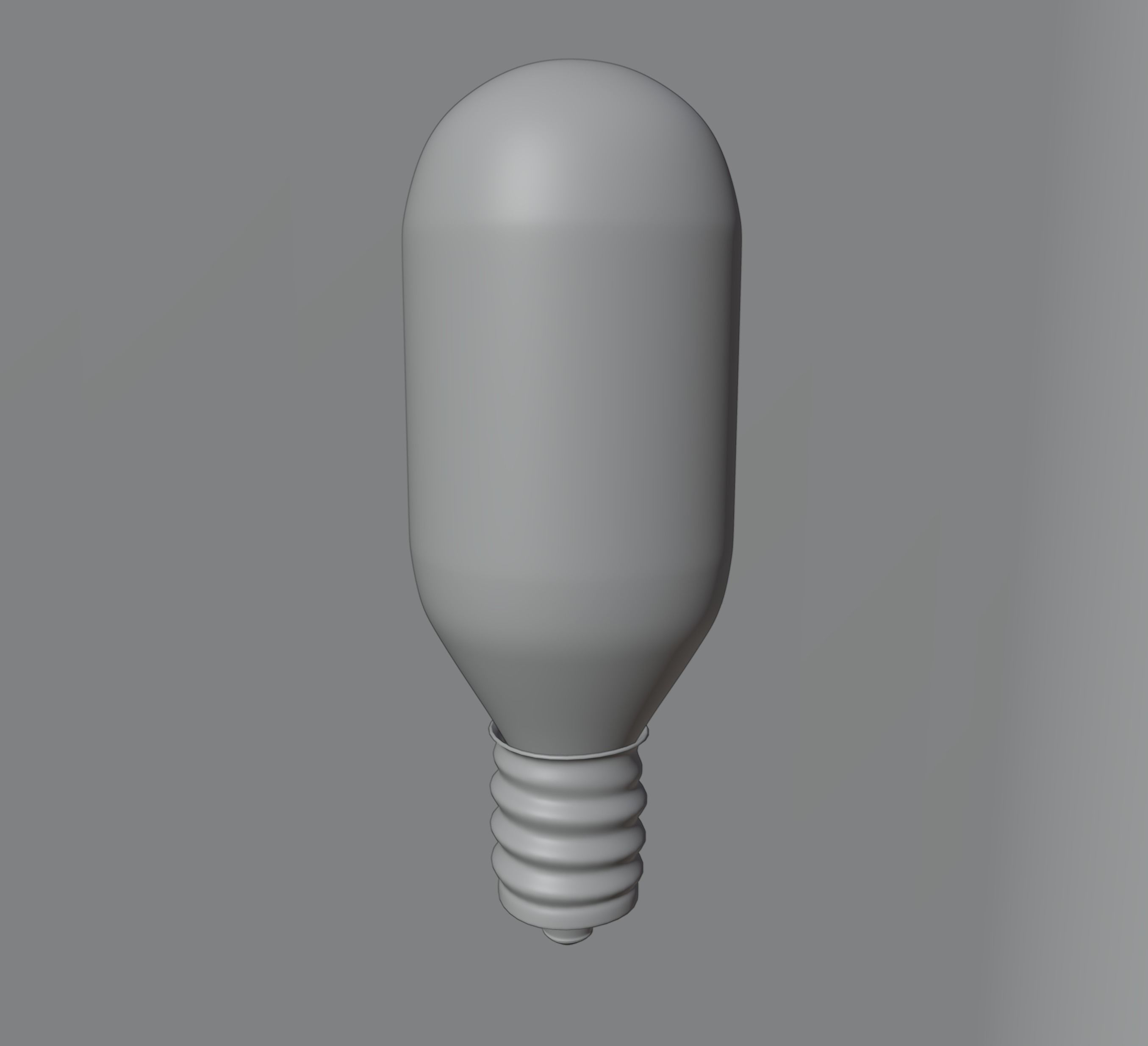 T8 Tube Candelabra Incandescent Bulb 3D model_8