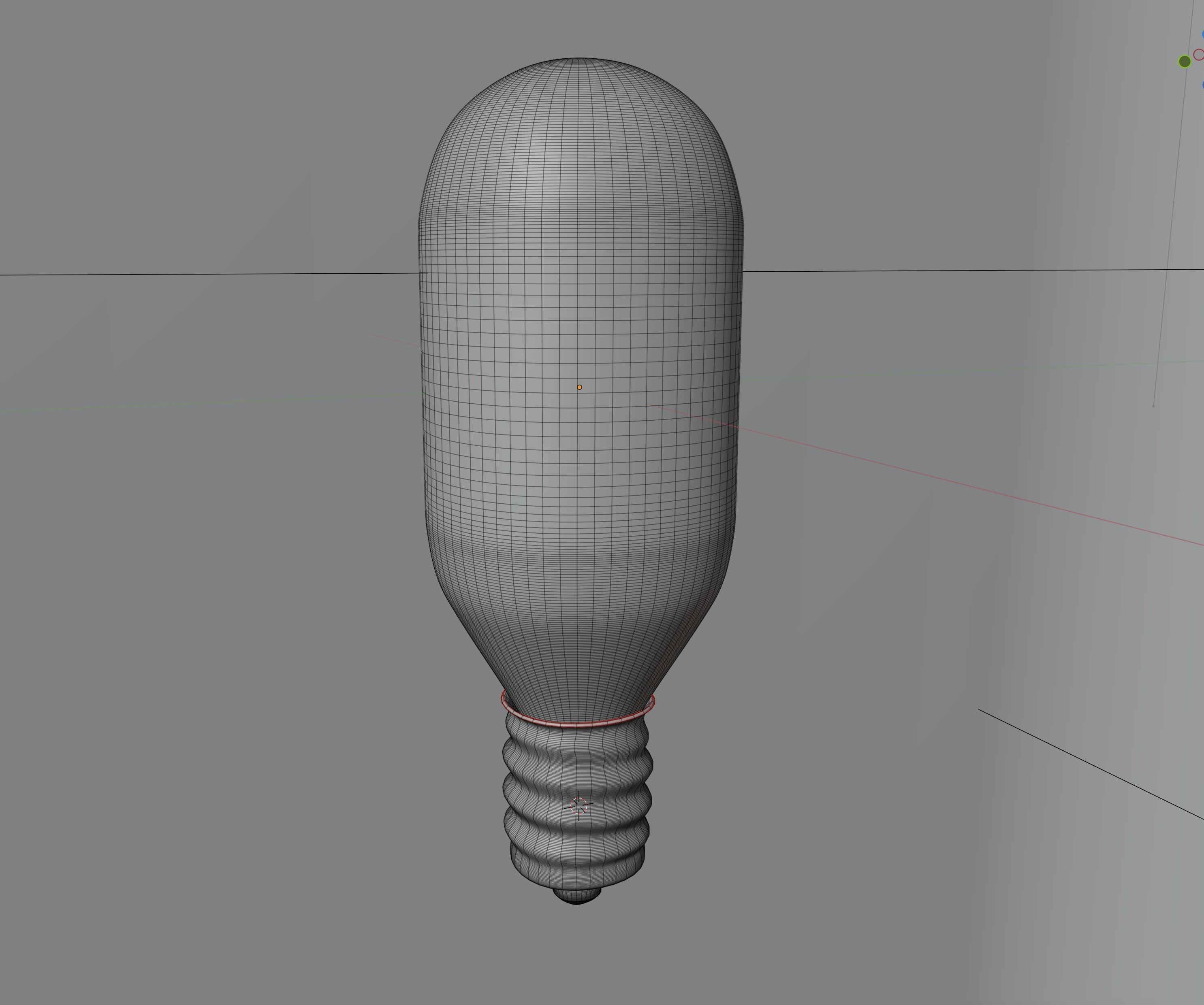 T8 Tube Candelabra Incandescent Bulb 3D model_3
