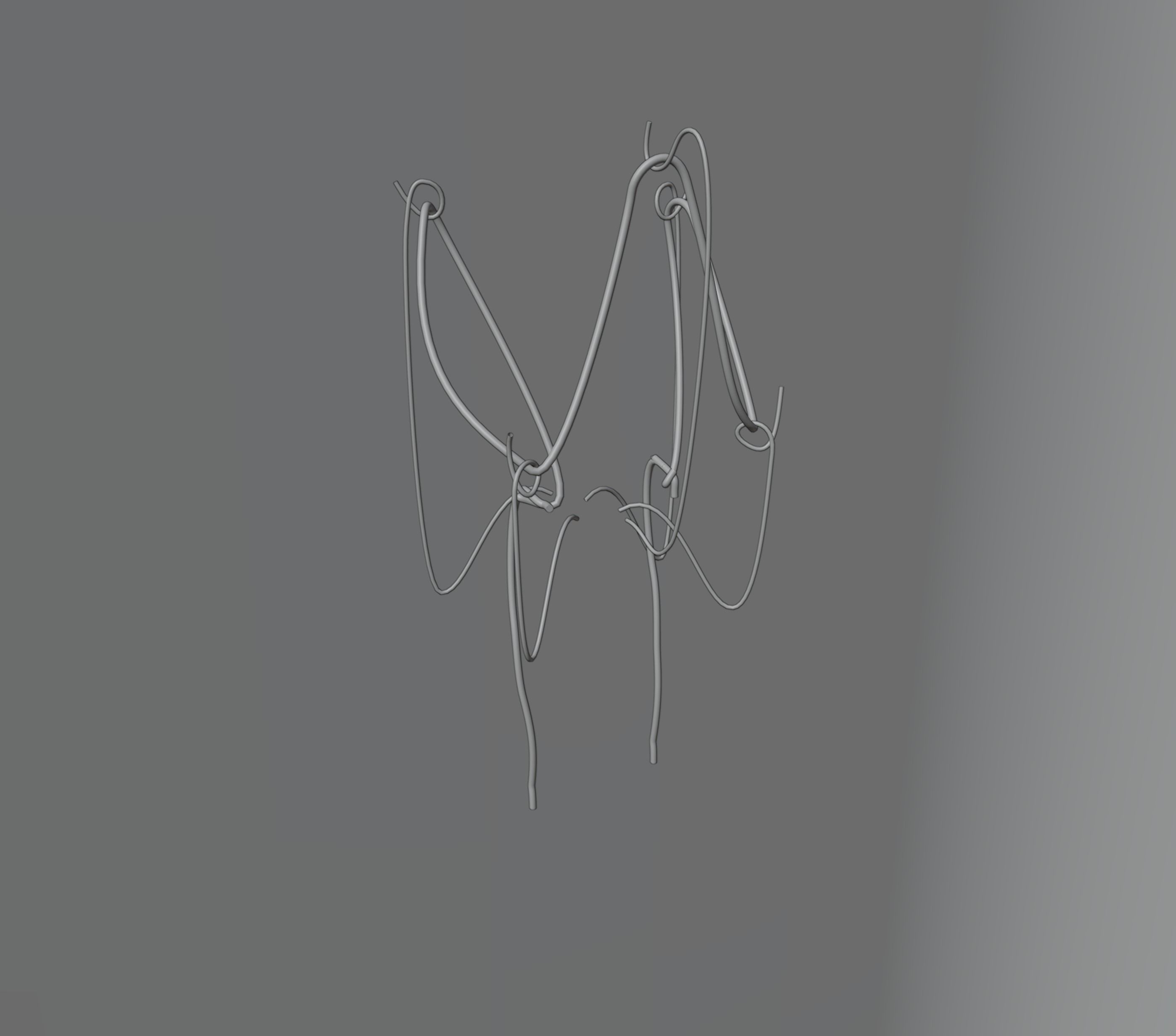 T8 Tube Candelabra Incandescent Bulb 3D model_9