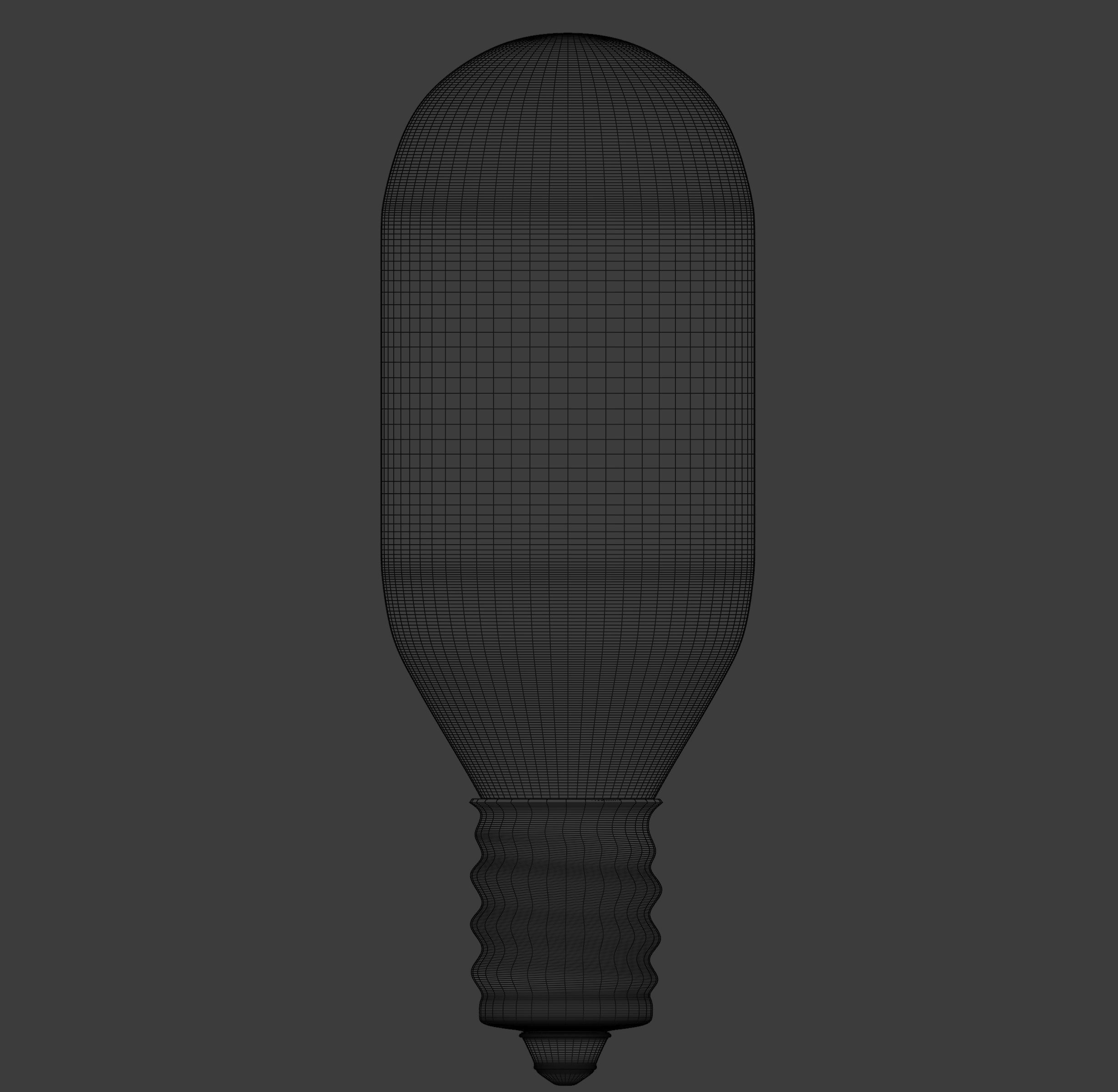 T8 Tube Candelabra Incandescent Bulb 3D model_13