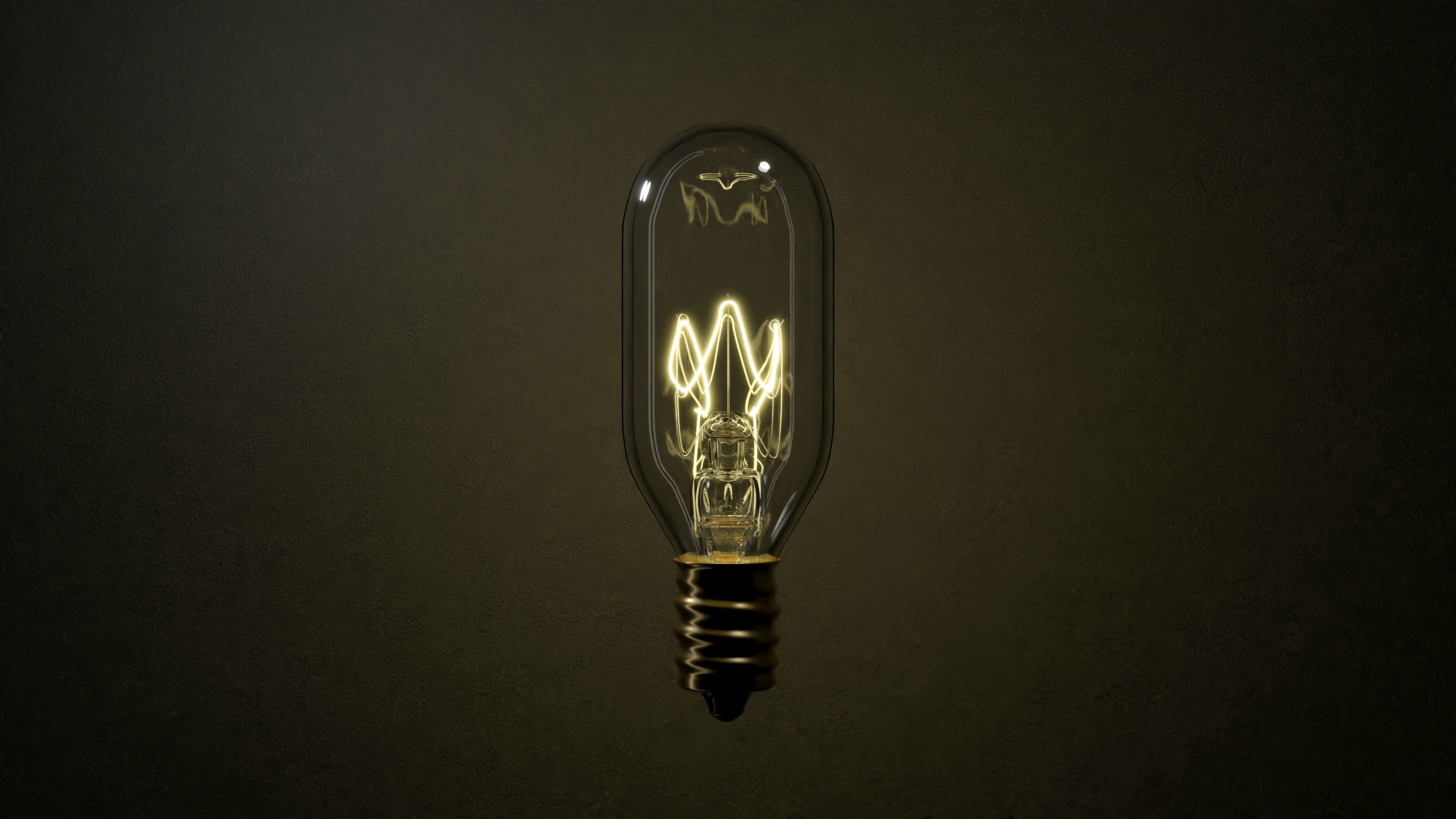 T8 Tube Candelabra Incandescent Bulb 3D model_2
