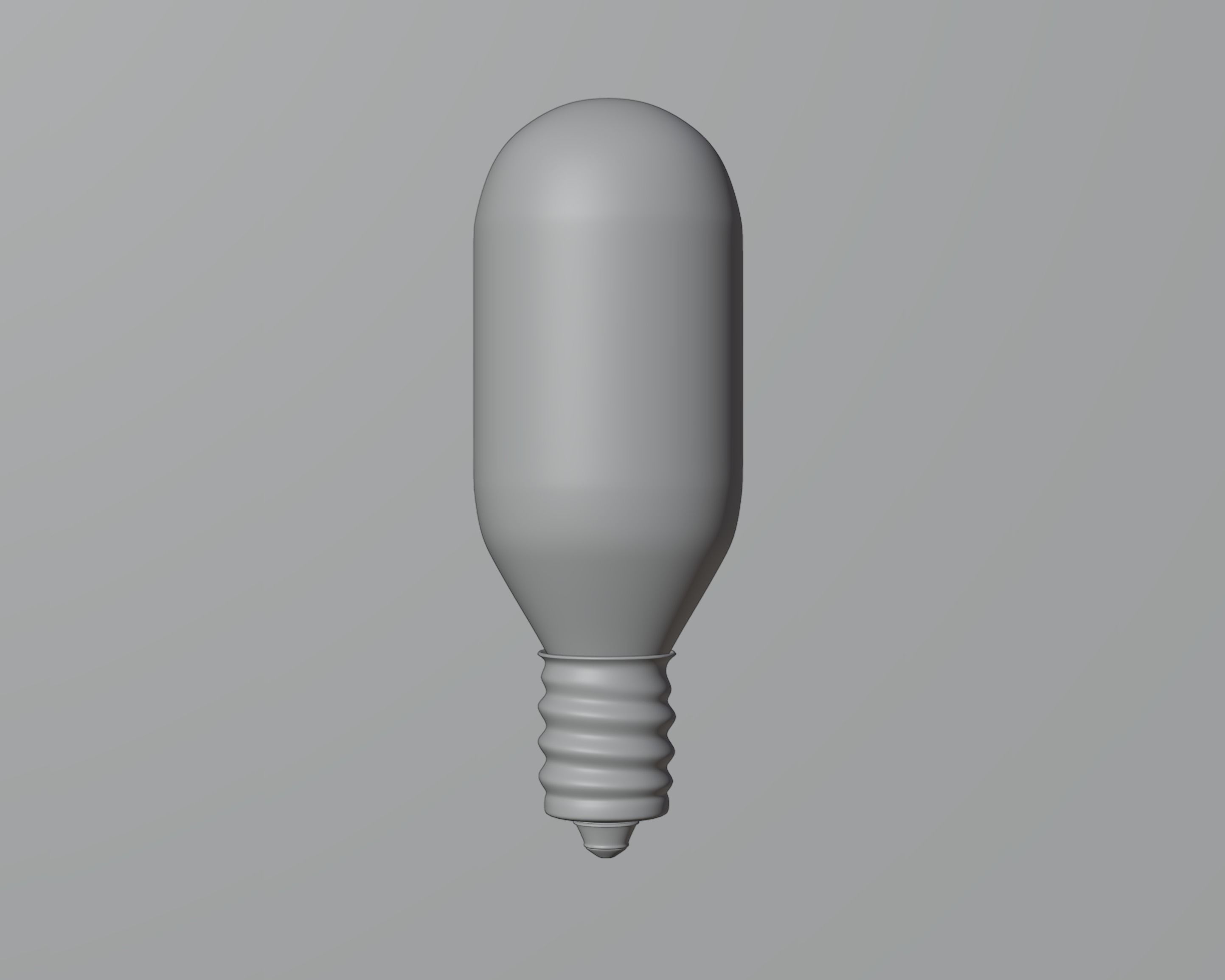 T8 Tube Candelabra Incandescent Bulb 3D model_6