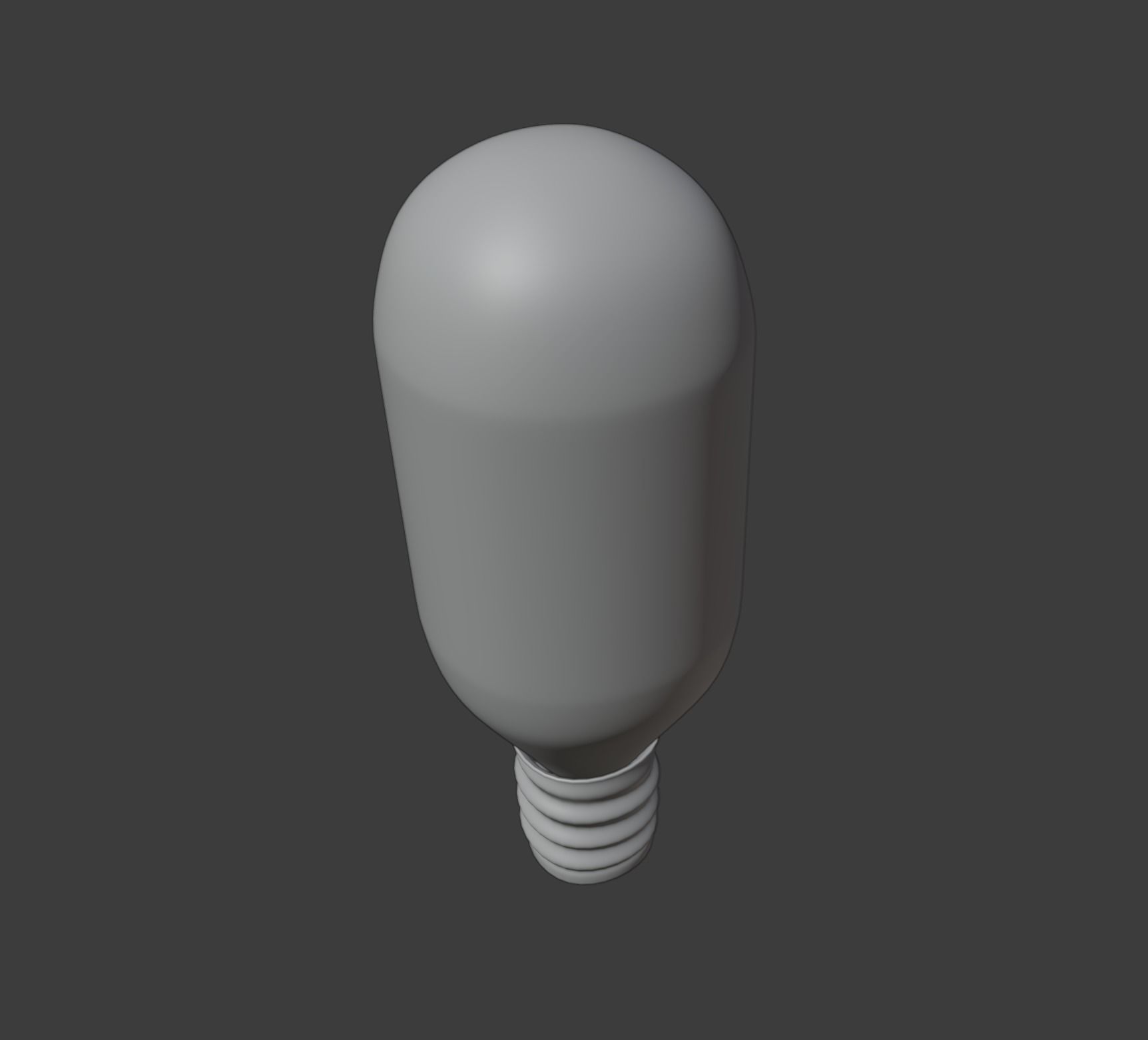 T8 Tube Candelabra Incandescent Bulb 3D model_18