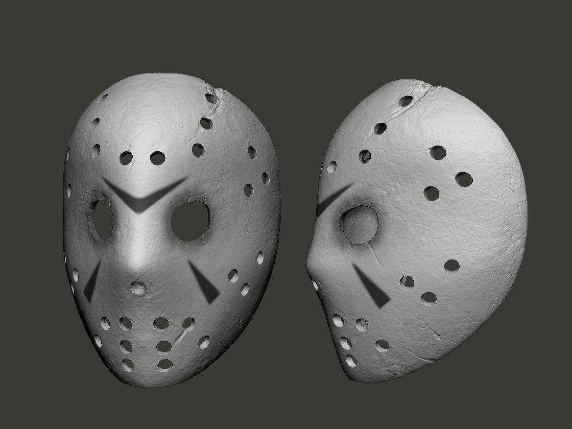 HORROR MASHUP 3PACK JASON HANNIBAL LECTER MASKS STLS 3D print model_6