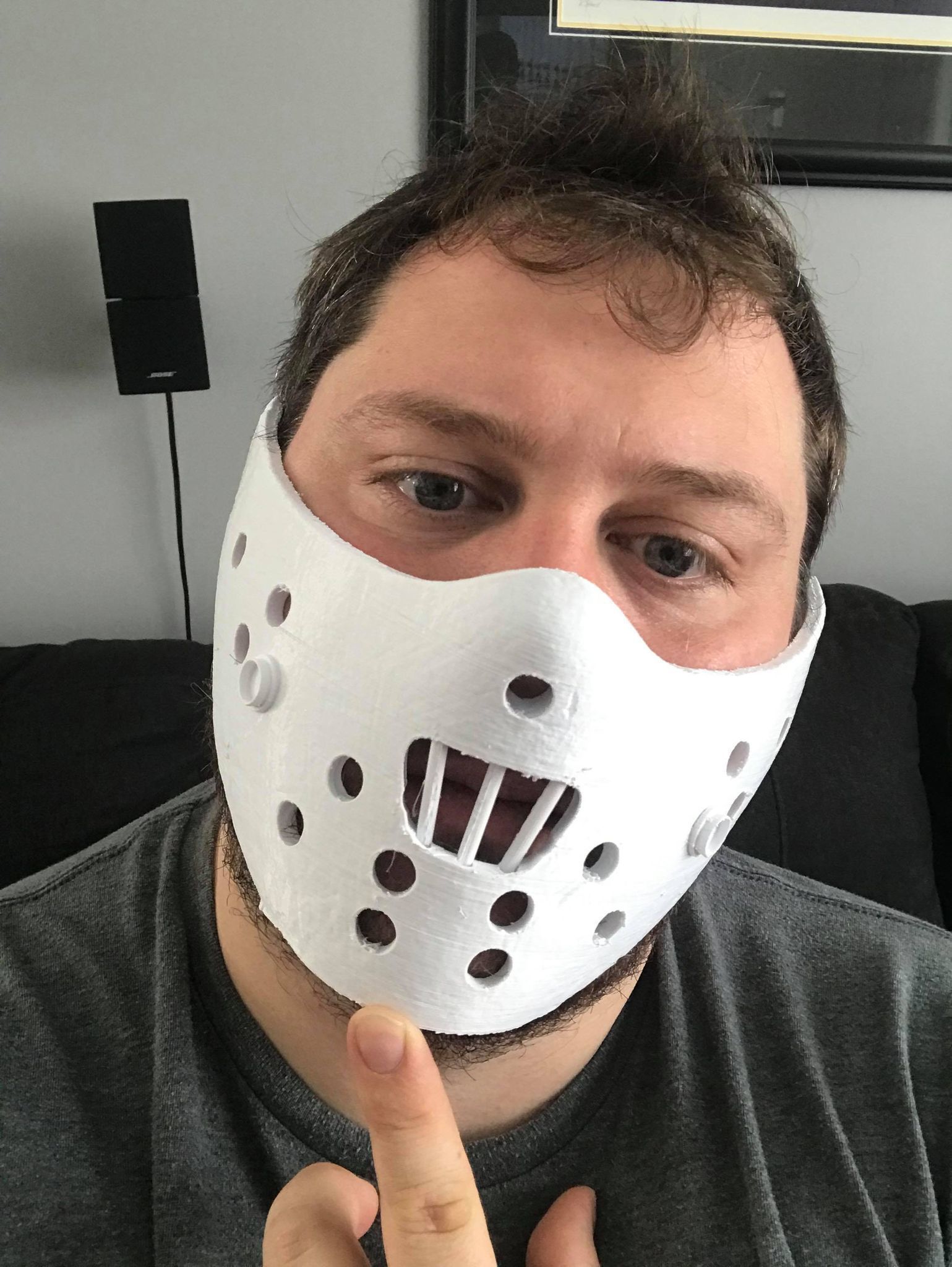 HORROR MASHUP 3PACK JASON HANNIBAL LECTER MASKS STLS 3D print model_3