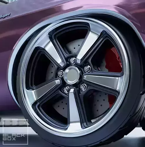 5SPK Muscle Wheel Set front and rear  for miniatures