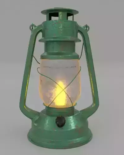 Old Lantern - Low Poly Low-poly 3D model