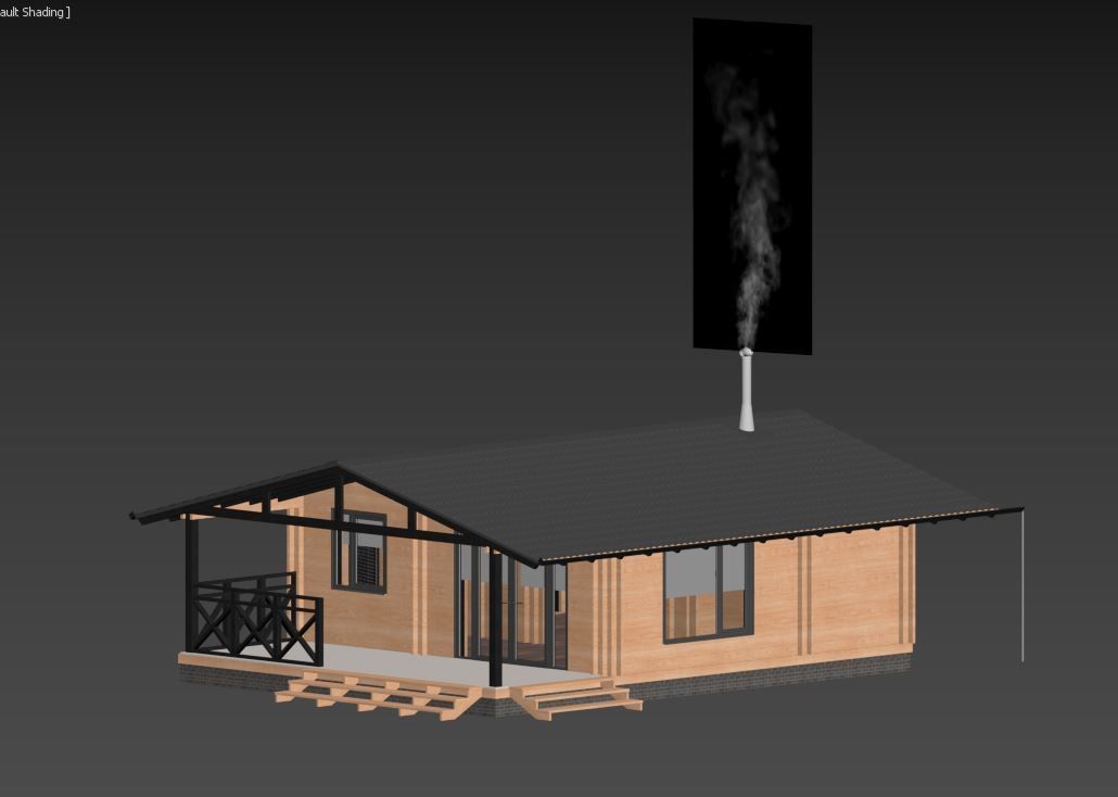 House wood 3D model_28