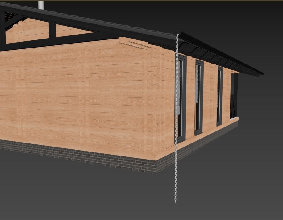 House wood 3D model_25