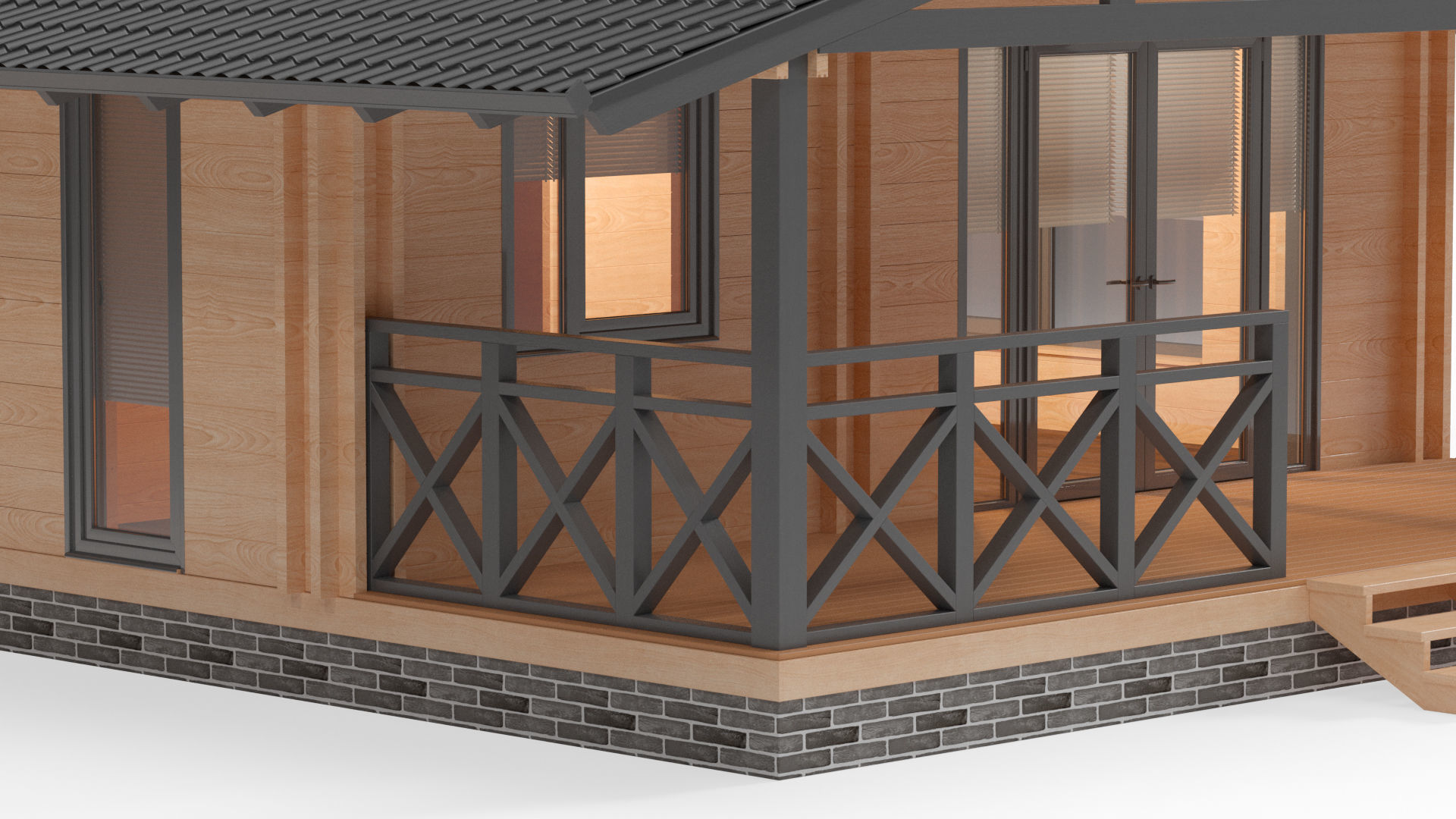 House wood 3D model_18