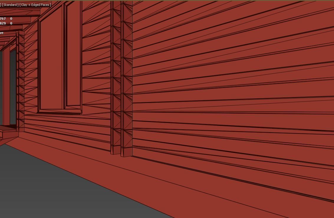 House wood 3D model_36