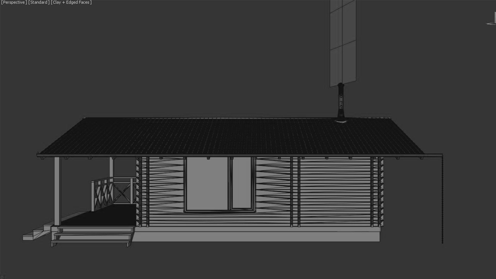 House wood 3D model_9