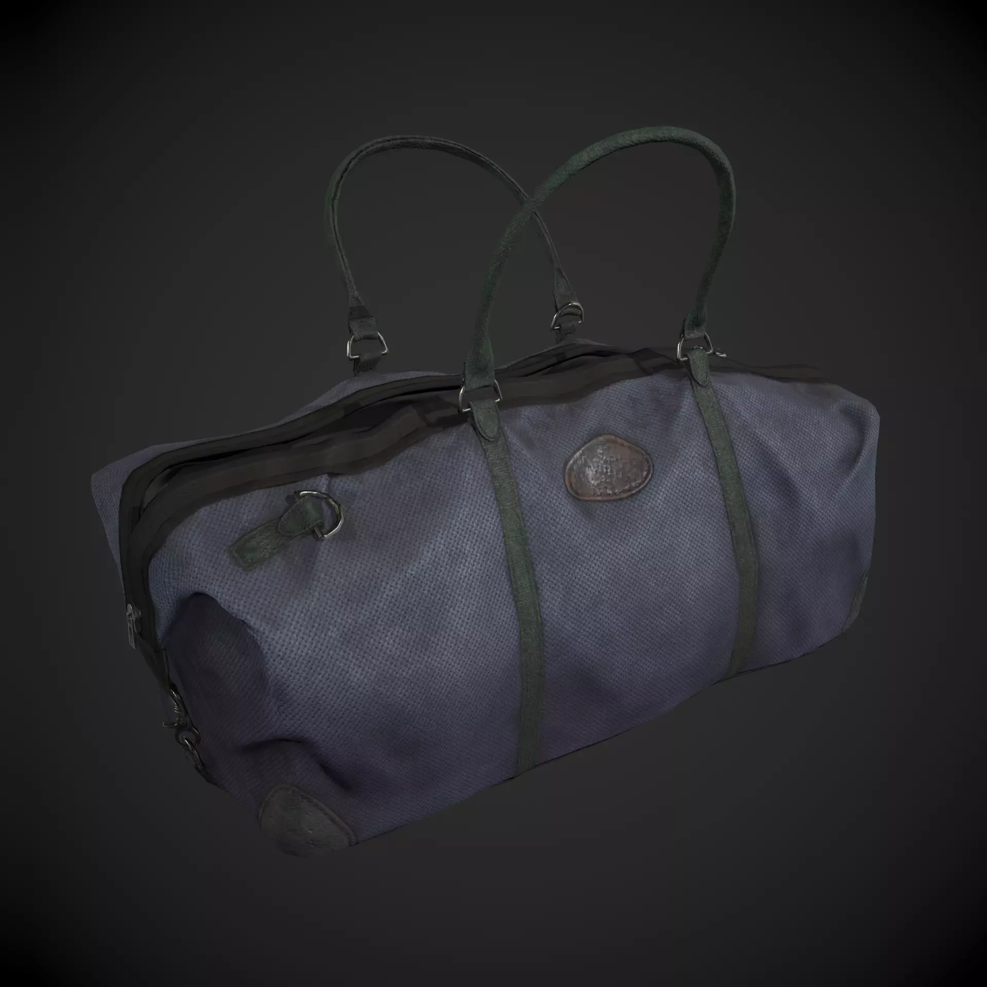 Canvas Kit Bag Low-poly 3D model