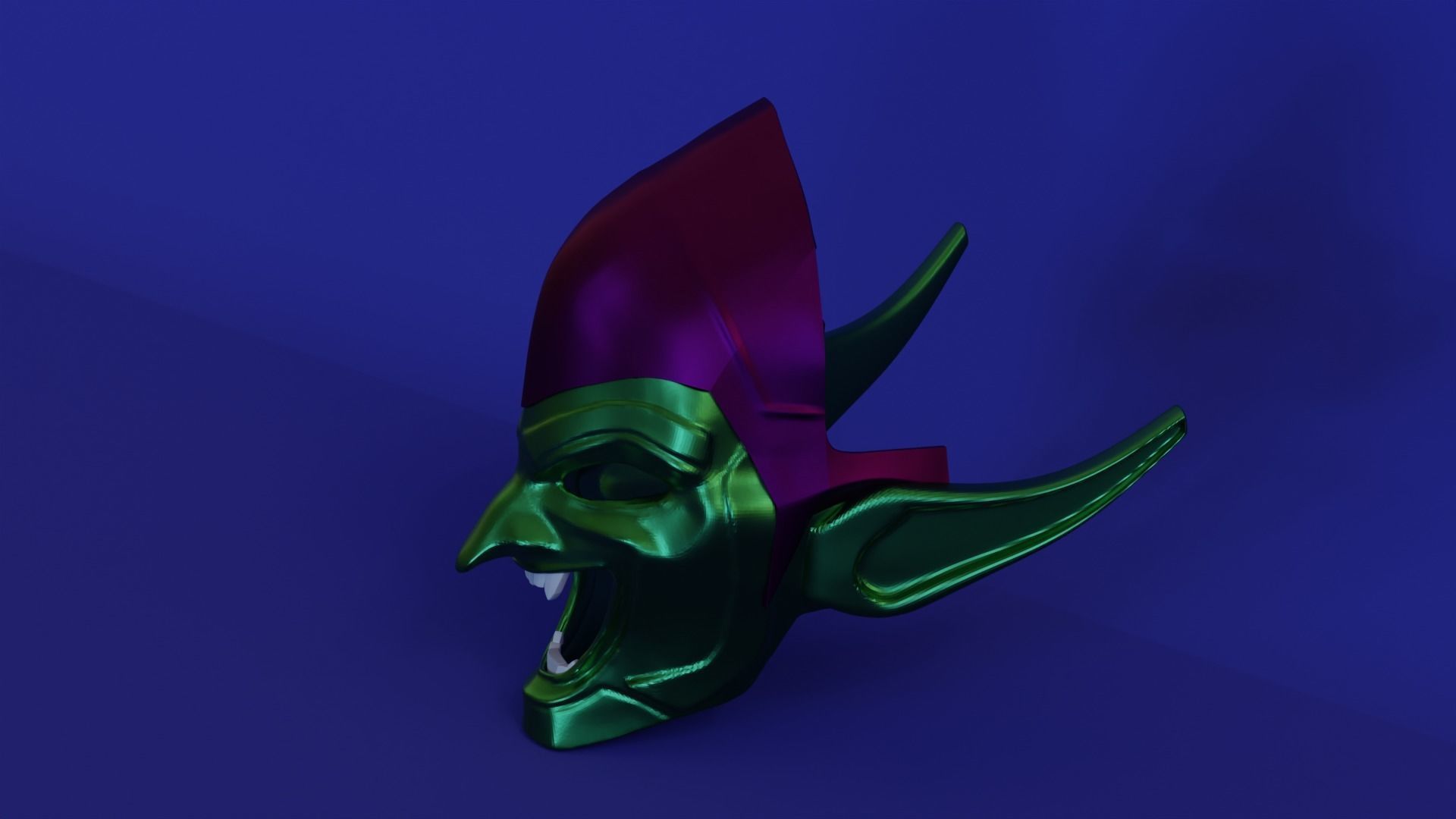 FORTNITE GREEN GOBLIN MASK 3D print model_2