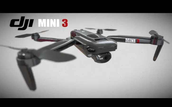 DJI Mini 3 drone Free 3D model