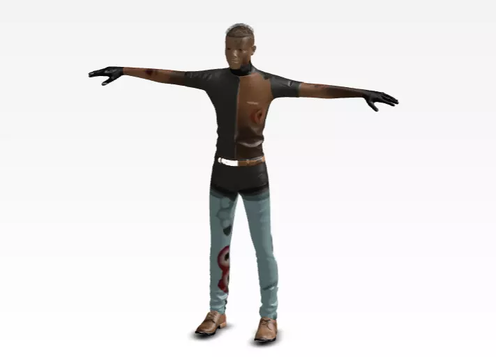 Game Character Free 3D model