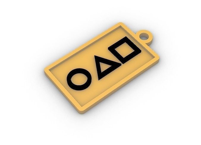Squid Game Keychain  3D print model