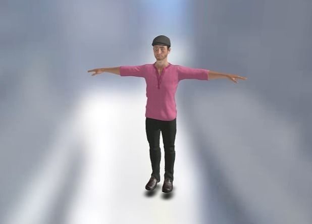 Malcolm NPC character Free 3D model