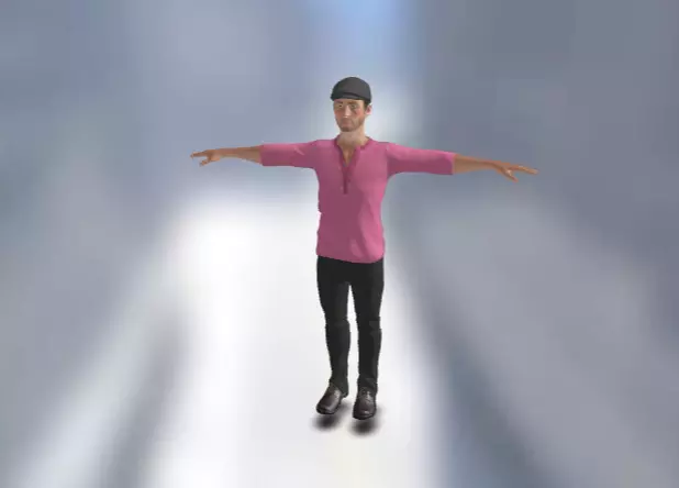Malcolm NPC character Free 3D model