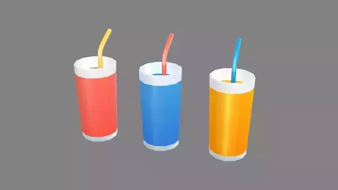 Cartoon fruit drink - beverage 