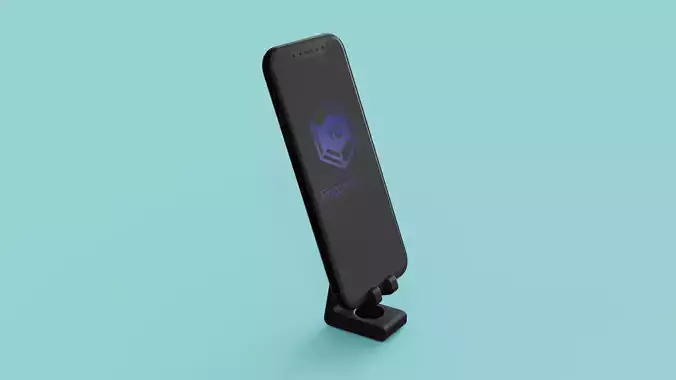 Mobile Phone Holder 3D Printer Model