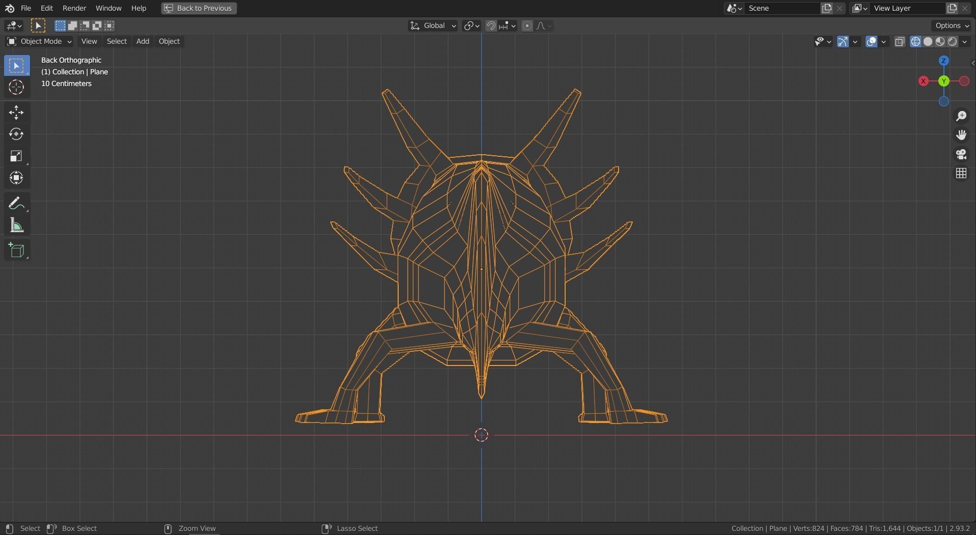Low-poly Axolotl Low-poly 3D model_11