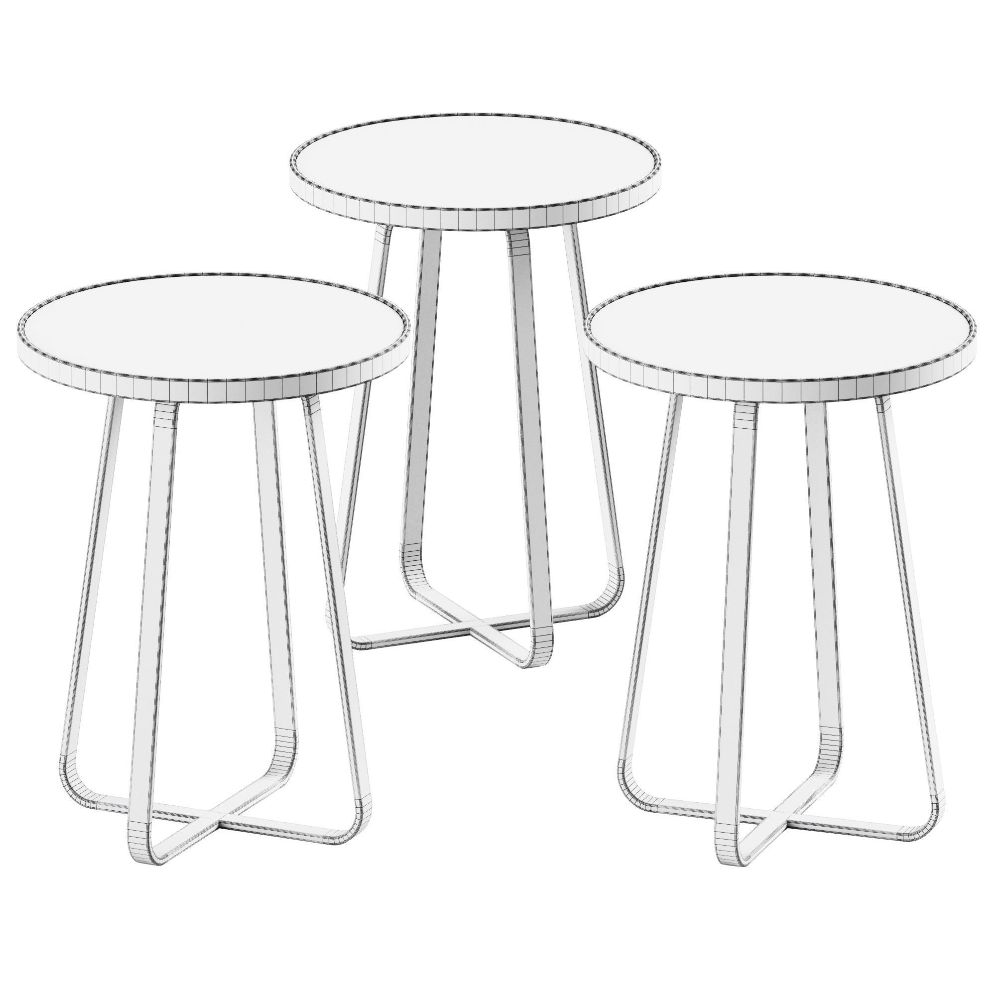 Sally coffee table by Coro 3D model_1