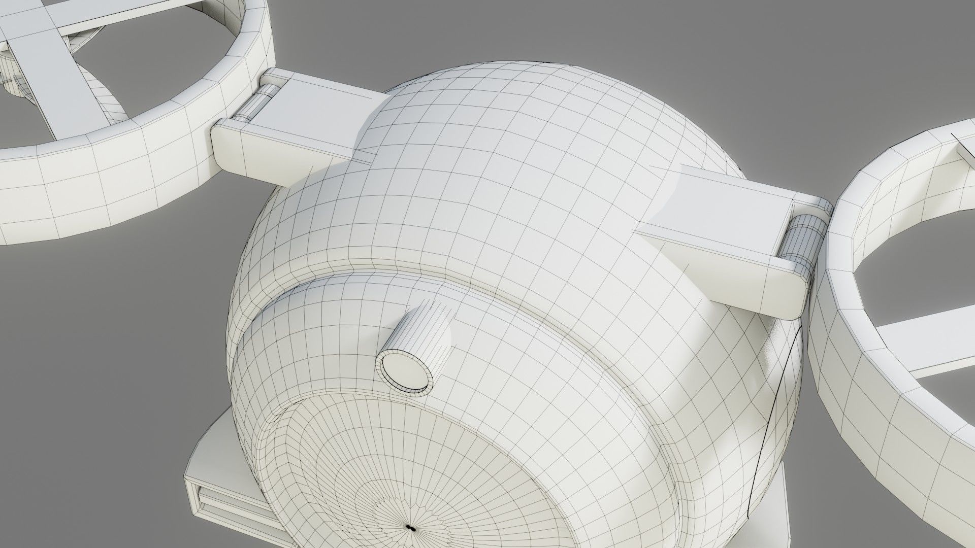 Sci-Fi Drone - Low Poly - Game Ready - PBR Low-poly 3D model_18
