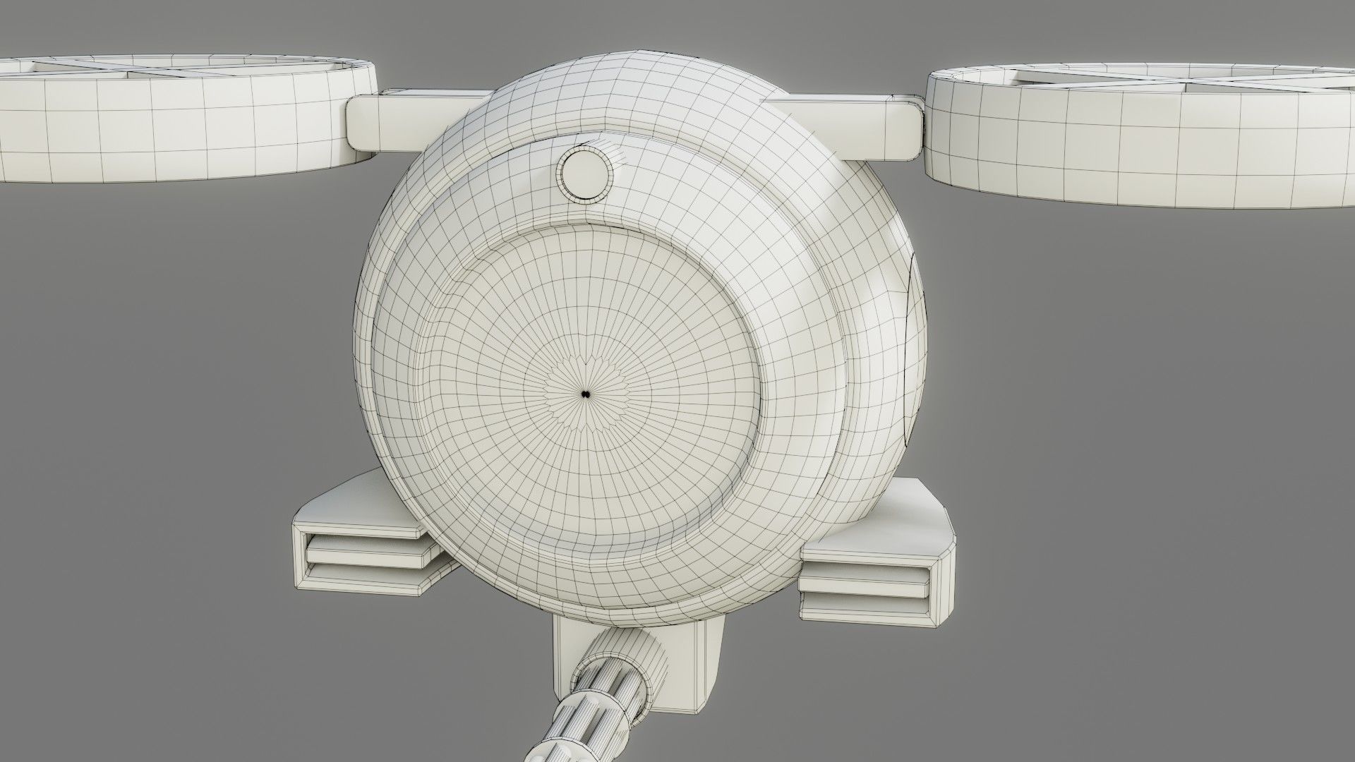 Sci-Fi Drone - Low Poly - Game Ready - PBR Low-poly 3D model_20