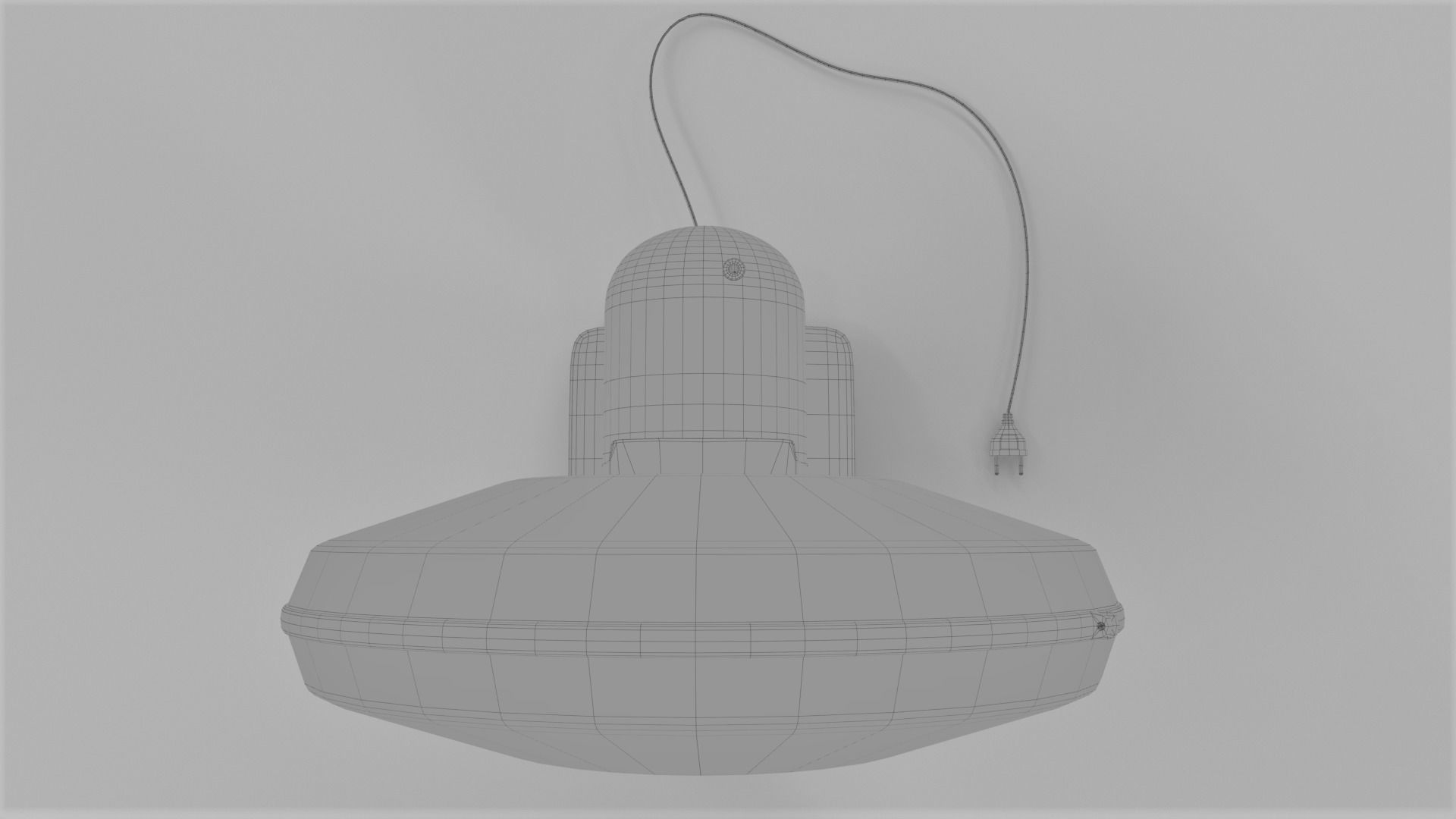 Table Fan Low Polly-Rigged  3D Model Low-poly 3D model_10