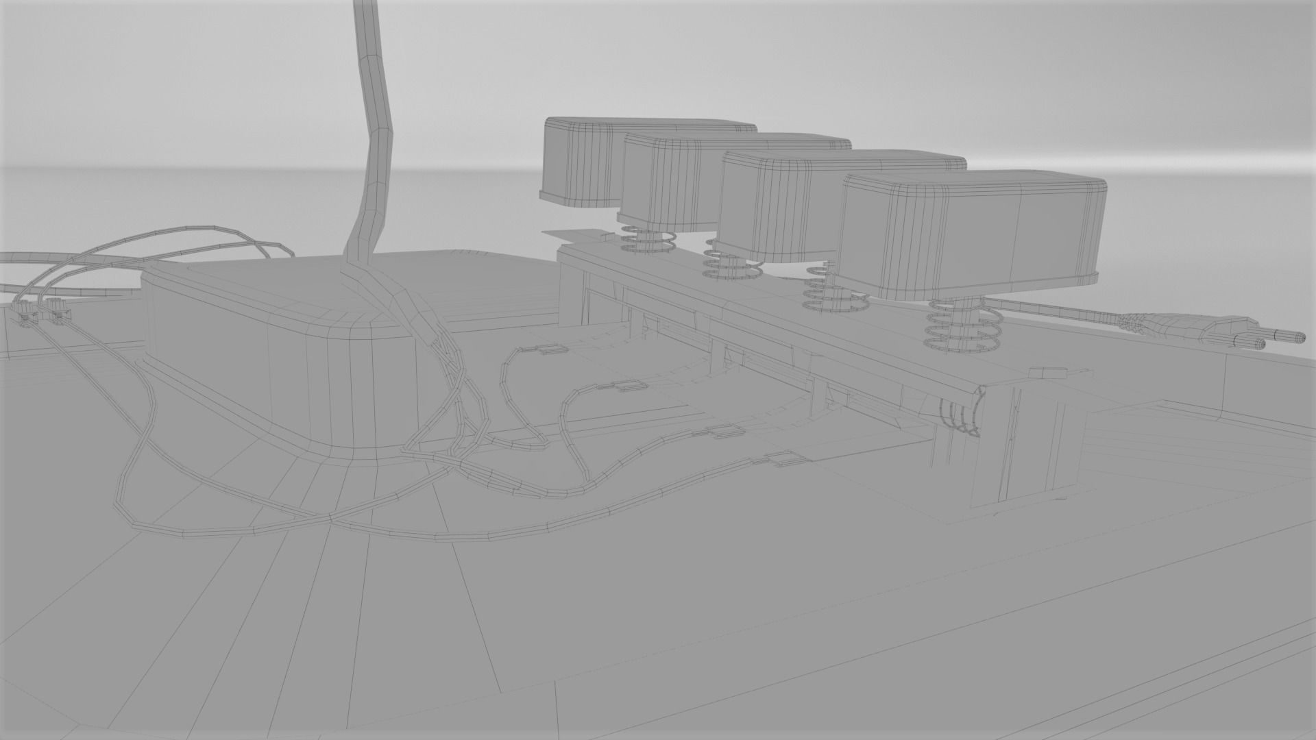 Table Fan Low Polly-Rigged  3D Model Low-poly 3D model_16