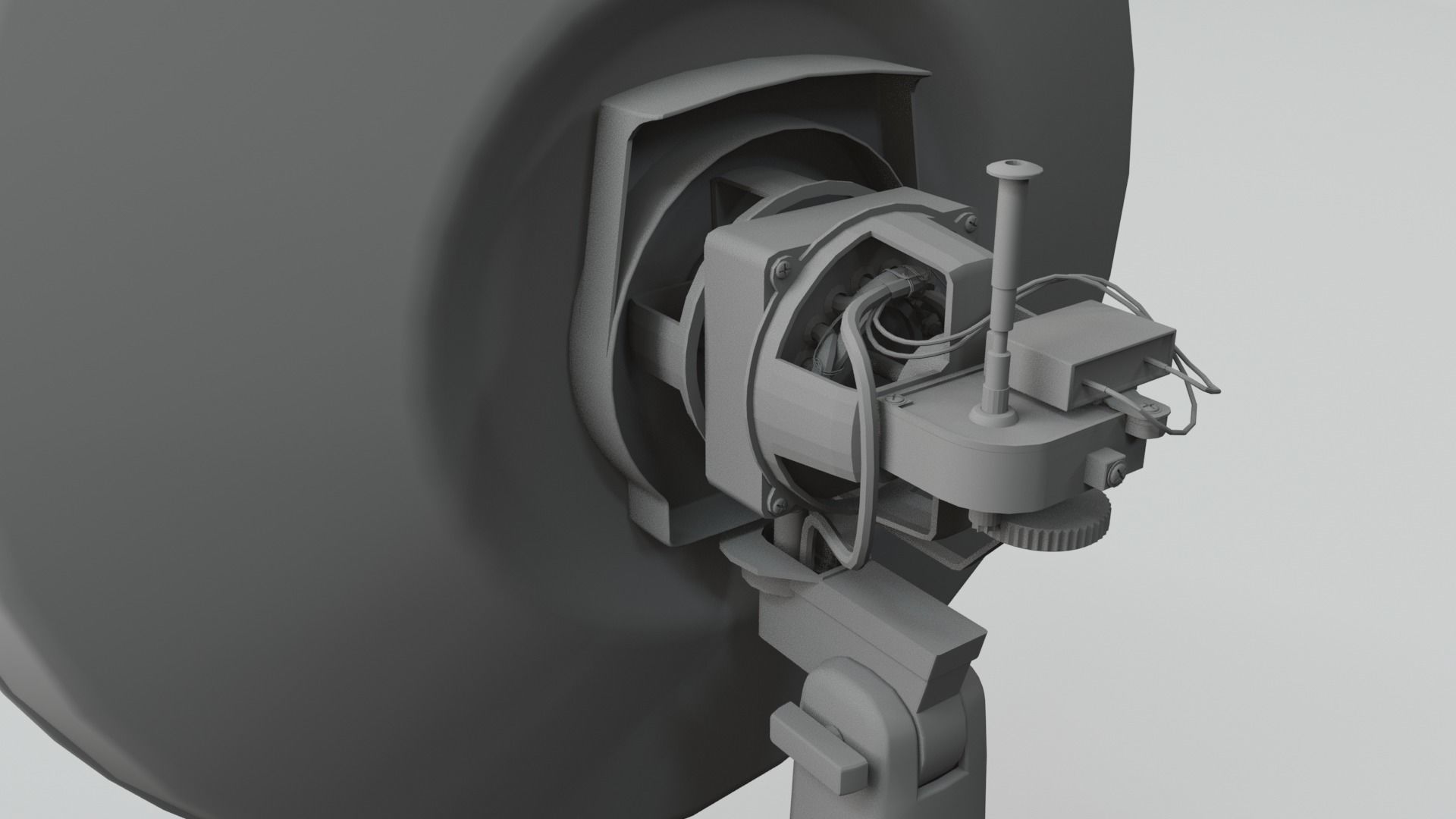 Table Fan Low Polly-Rigged  3D Model Low-poly 3D model_6