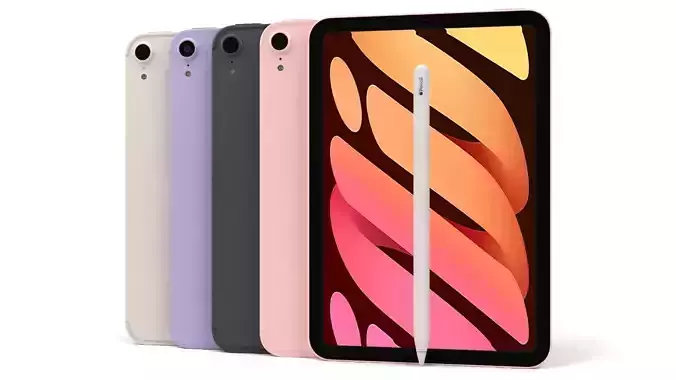 Apple iPad mini 2021 All Colors 3D model