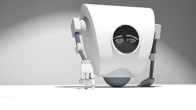 Robot named Rob 3D model