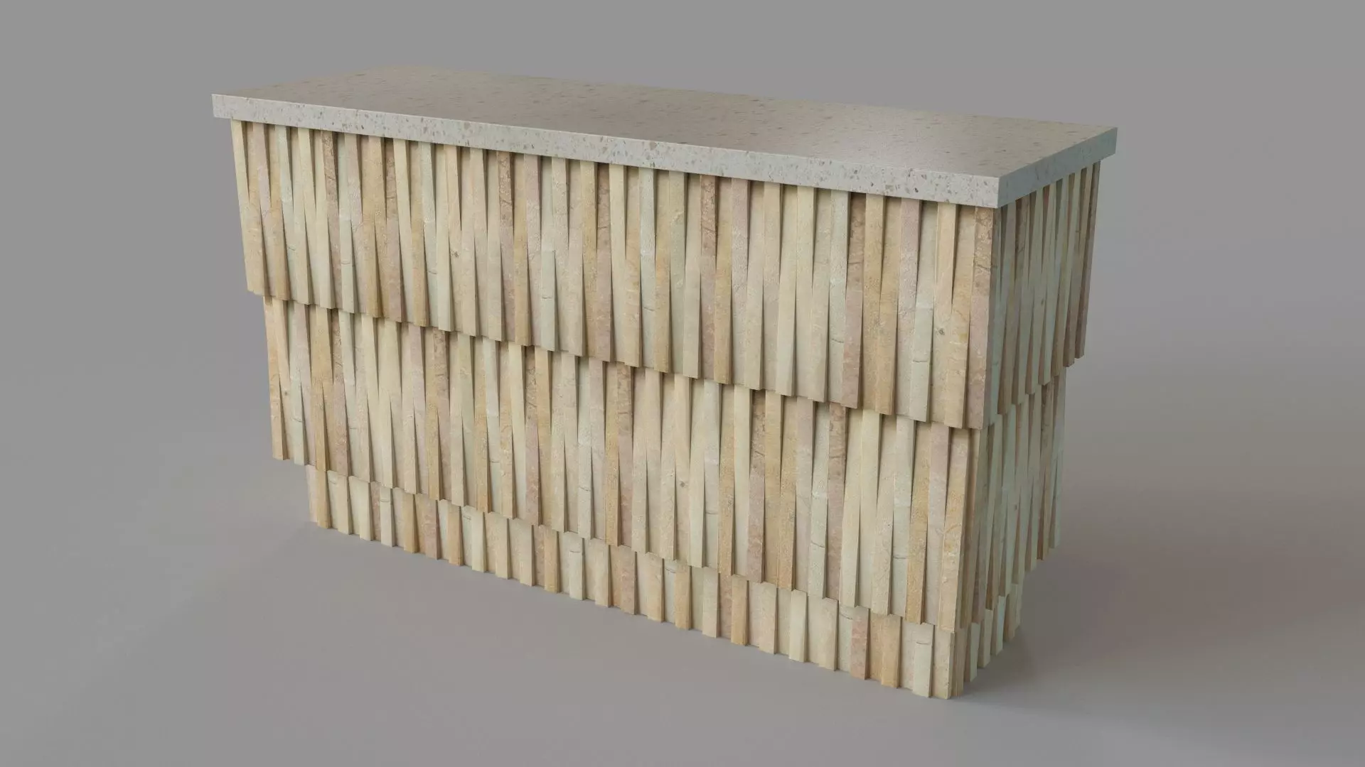 Teeter Totter Console Table 3D model_0